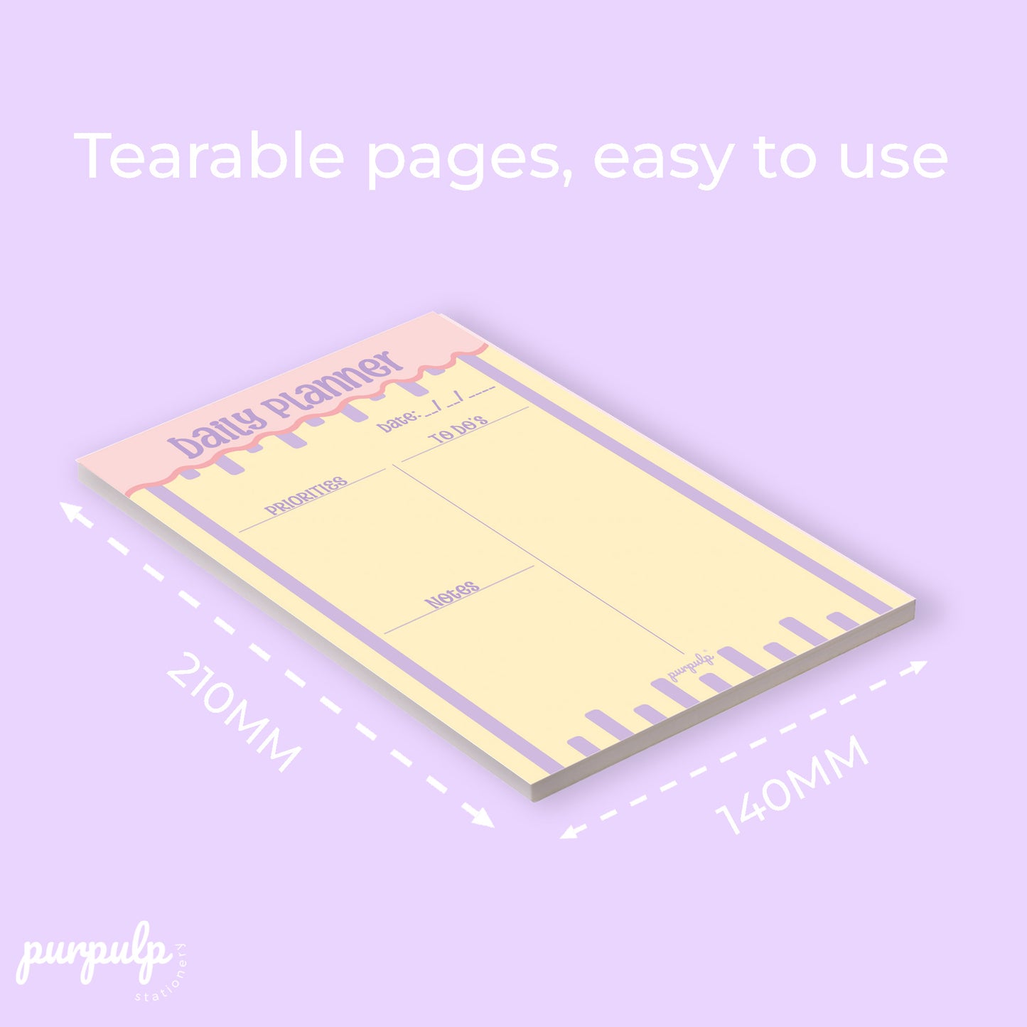 Daily Planner - Yellow Dreams