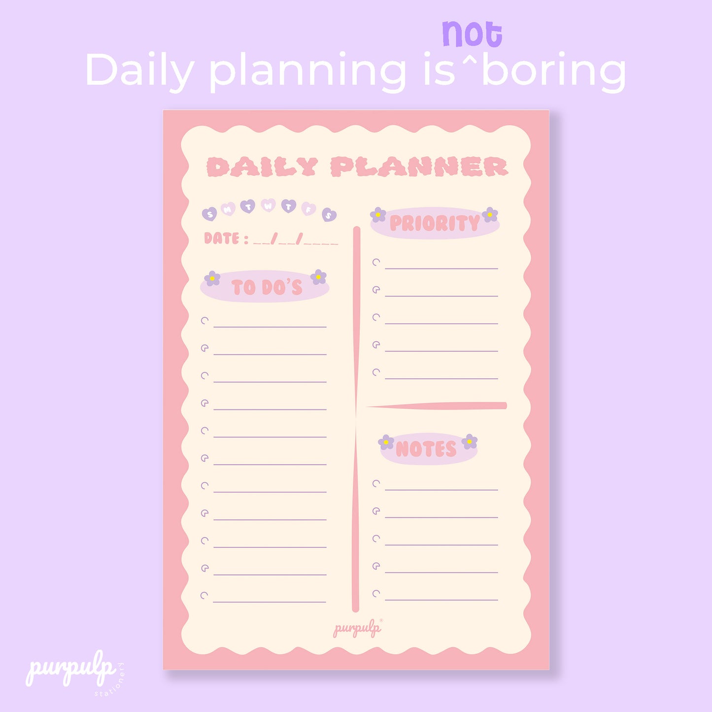 Daily Planner - Blush&Bloom