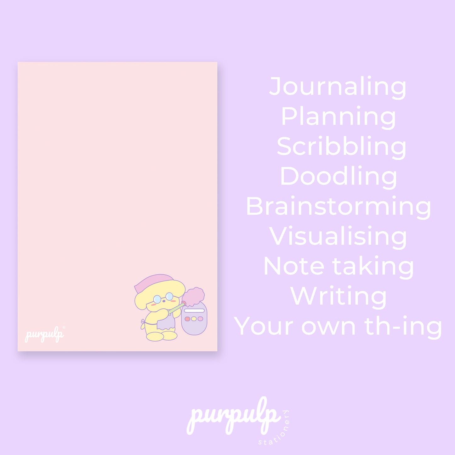 Pocket Sized To-Do Notepad (Cutie Pie) – 70 Sheets, 90 GSM Paper (10.5 × 7.5 cm)