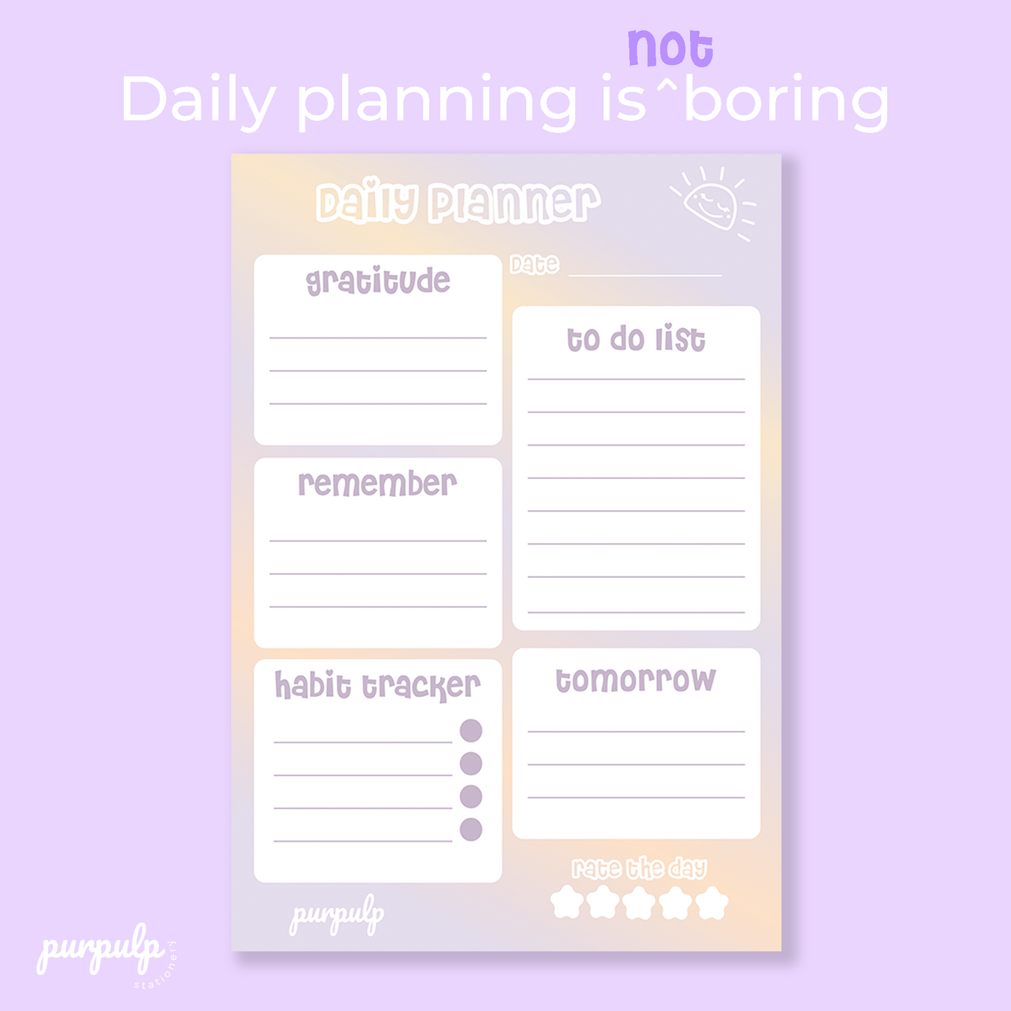 Daily Planner - Happy Soul