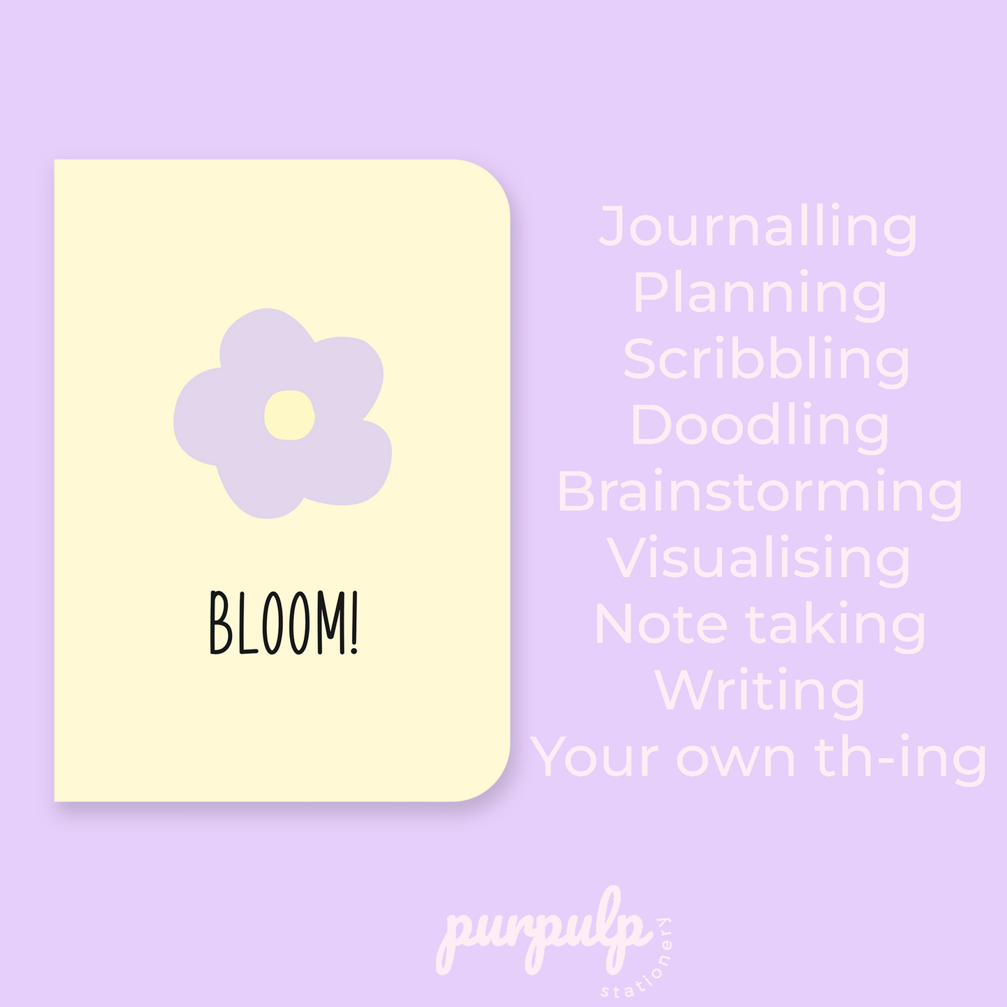 Pocket Notebook "Bloom"