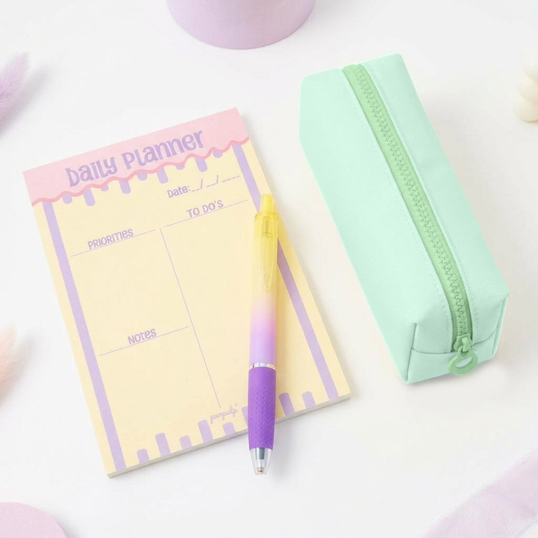 The Pastel Pencil Pouch - Mint