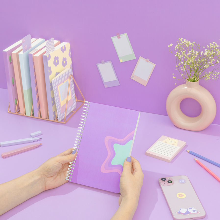 A5 Spiral Softcover Notebook "You are a star" – 160 Pages, 120 GSM Thick Paper (No Bleed-Through)