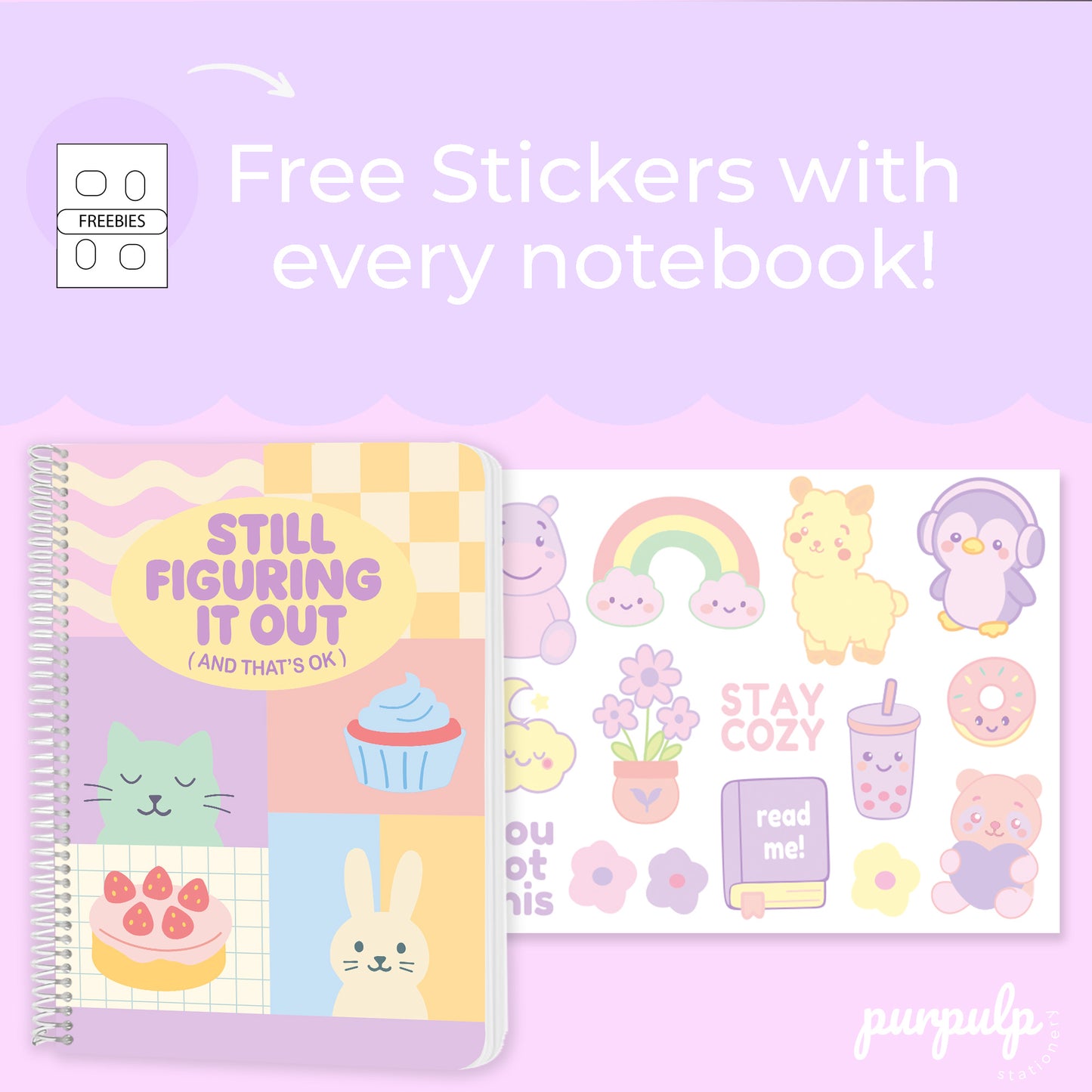 A4 spiral notebook "Still Figuring it Out"