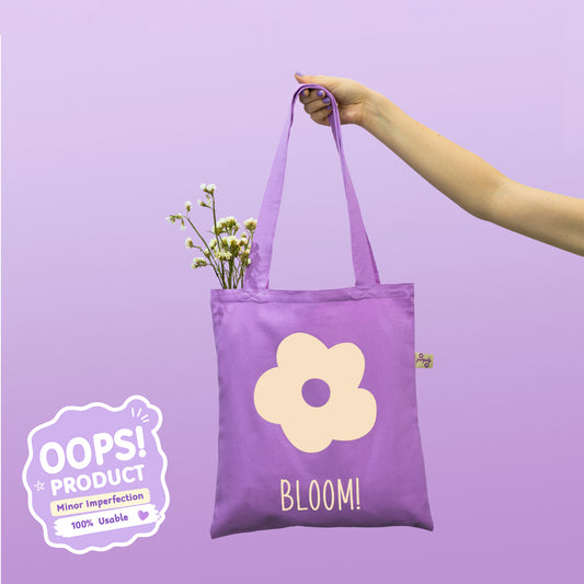 OOPS Edition: Tote Bag (Bloom) – 34 × 38 cm (School, Work & Everyday Use)