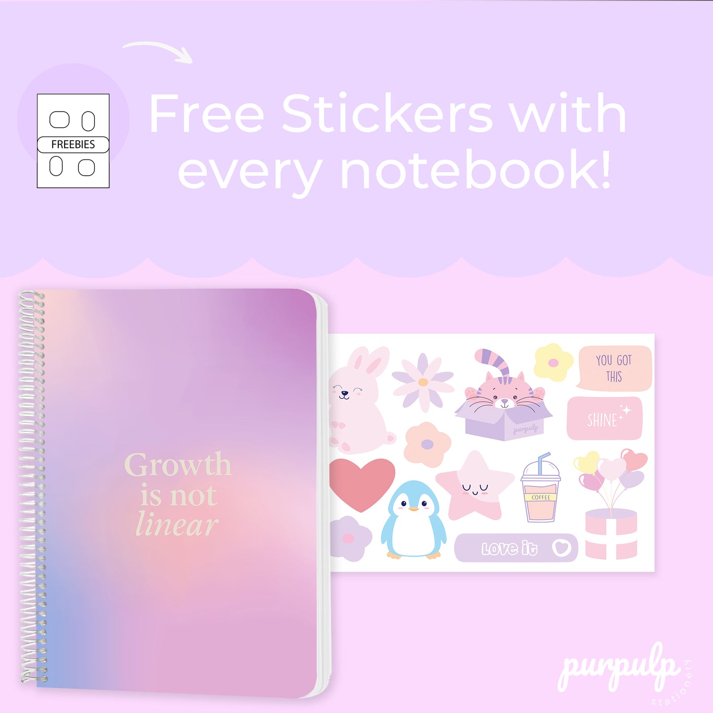 A4 spiral notebook