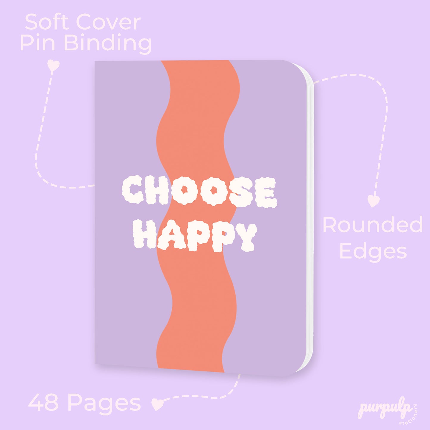 Pocket Notebook "Choose Happy"