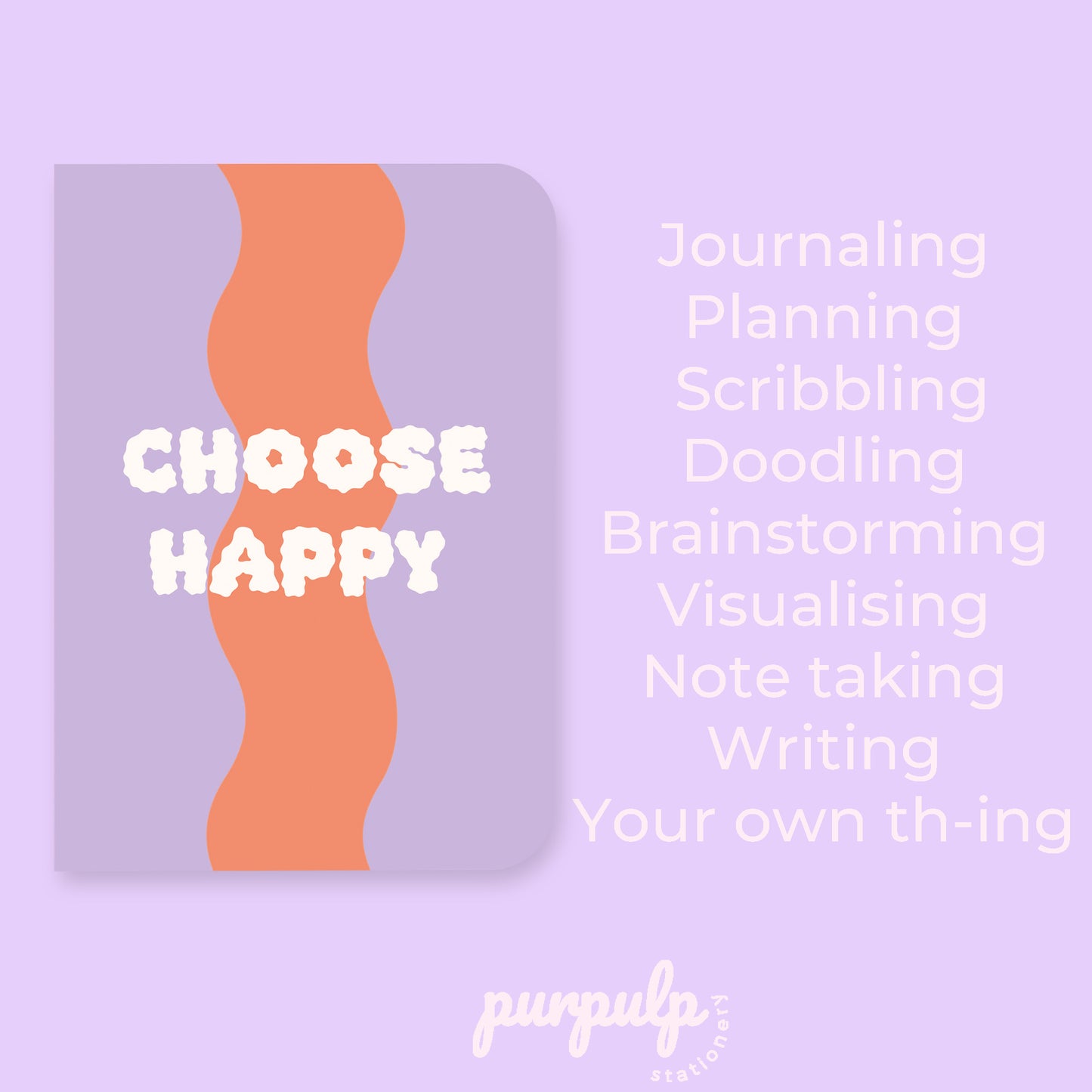 Pocket Notebook "Choose Happy"