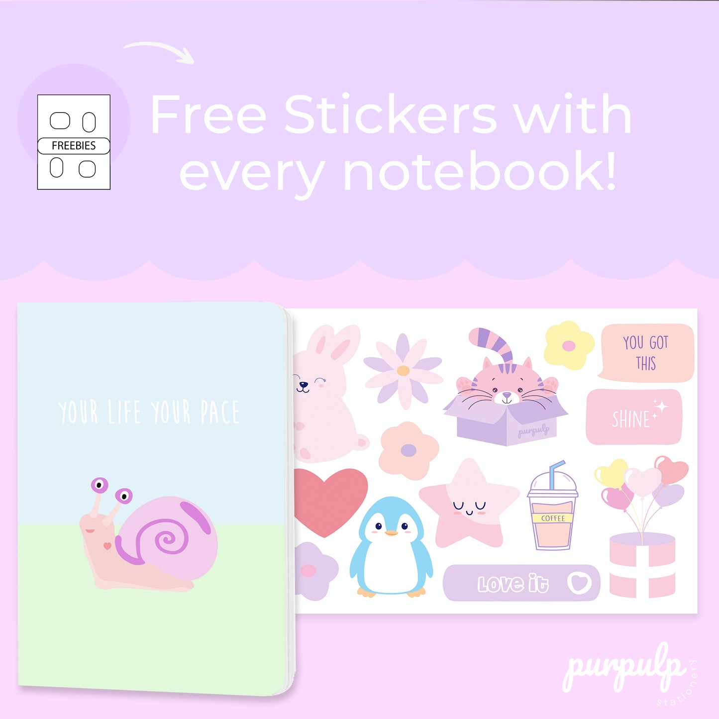 A5 Notebook "Your life your pace''