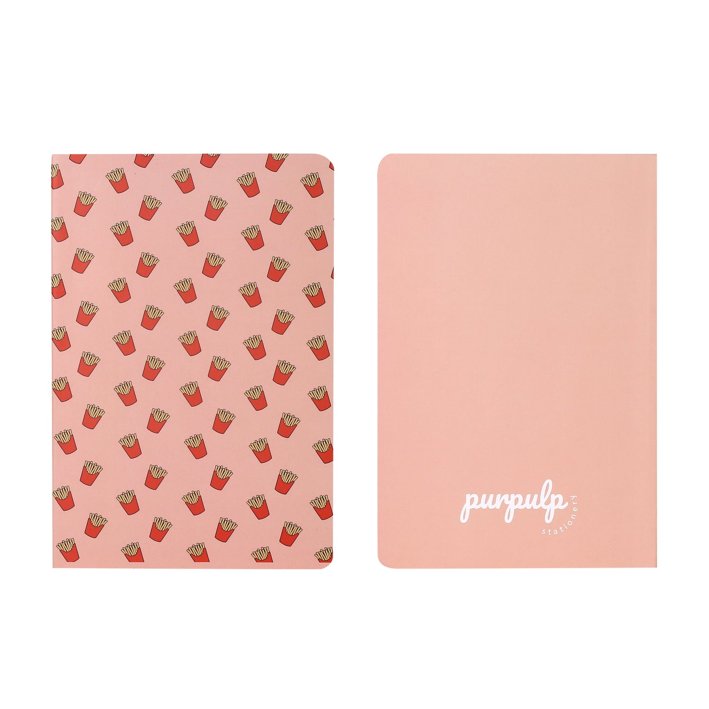 OOPS Edition: A5 Softcover Notebook "Fries" – 160 Pages, 120 GSM Thick Paper (No Bleed-Through)